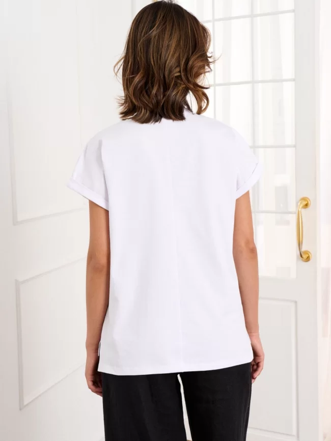 Джемпер женский (цвет: белый) фото 2