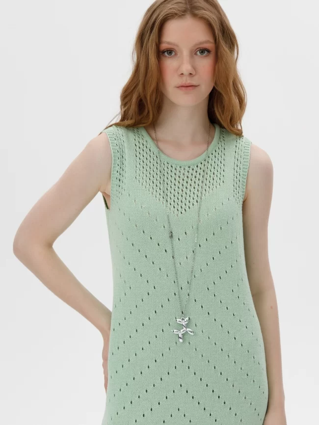 Платье женское (цвет: зеленая мята) фото 3