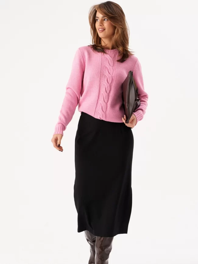 Джемпер женский (цвет: розовая камелия) фото 6