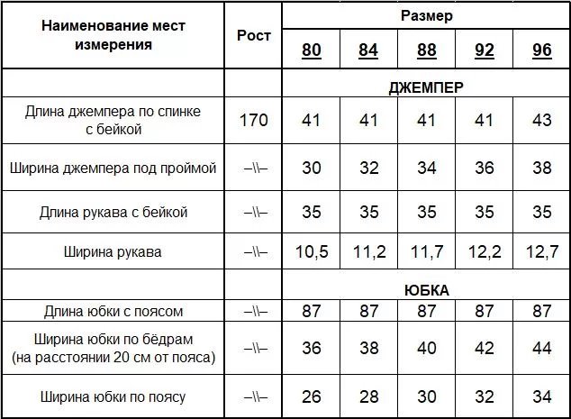 Костюм женский (джемпер, юбка) (цвет: черный) фото 7