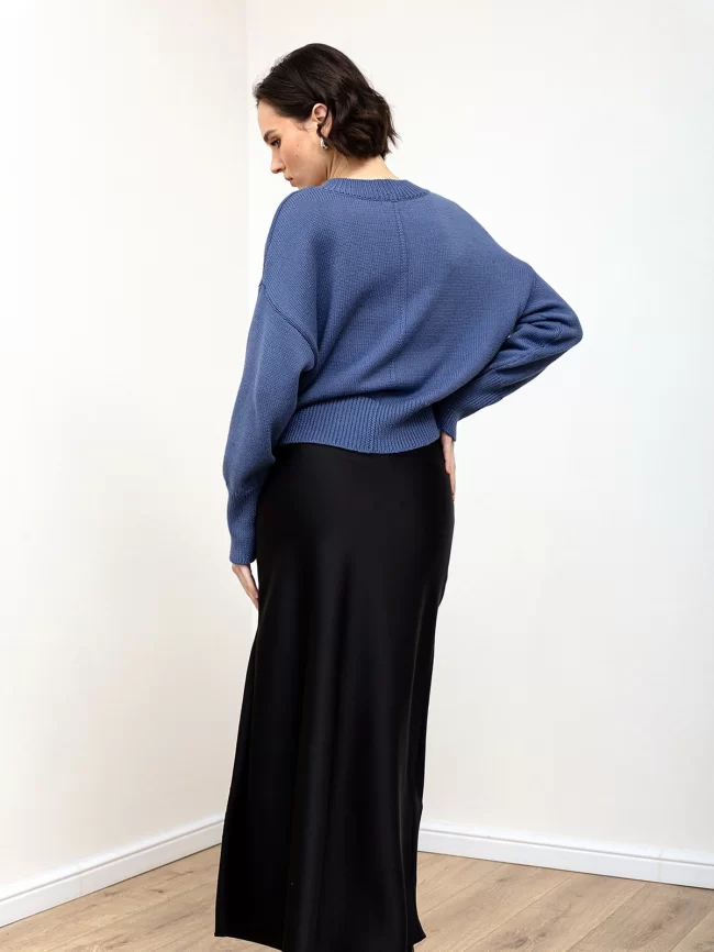 Джемпер женский (цвет: индиго) фото 5