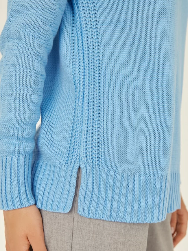 Джемпер женский (цвет: голубой) фото 4