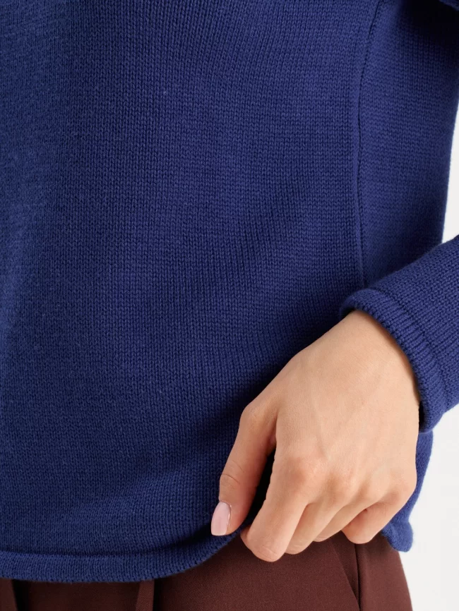 Джемпер женский (цвет: индиго) фото 3