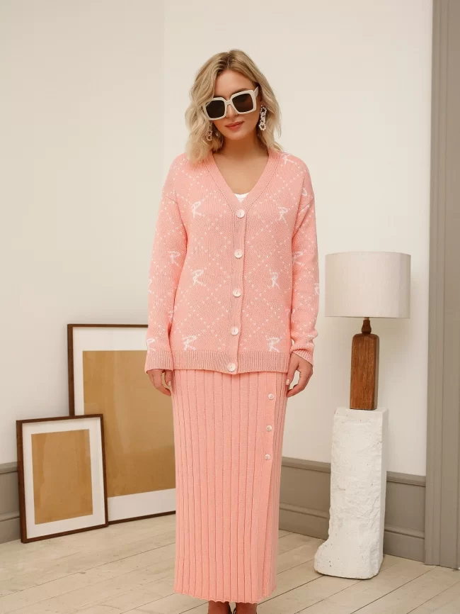 Юбка женская (цвет: розовый персик) фото 6