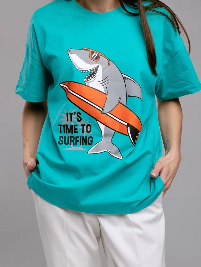 Джемпер женский (цвет: бирюзово-зеленый) фото 3