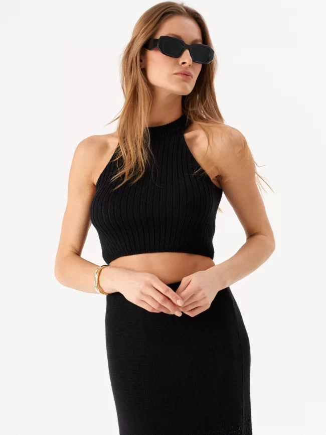 Жилет женский (цвет: черный) фото 1