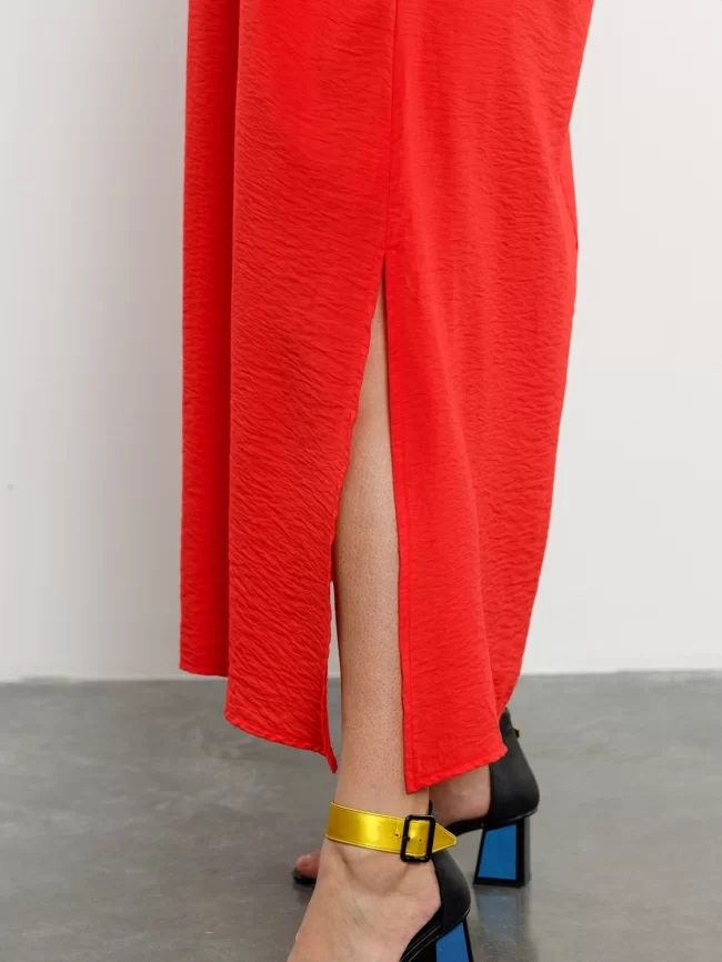 Платье женское (цвет: алый) фото 3