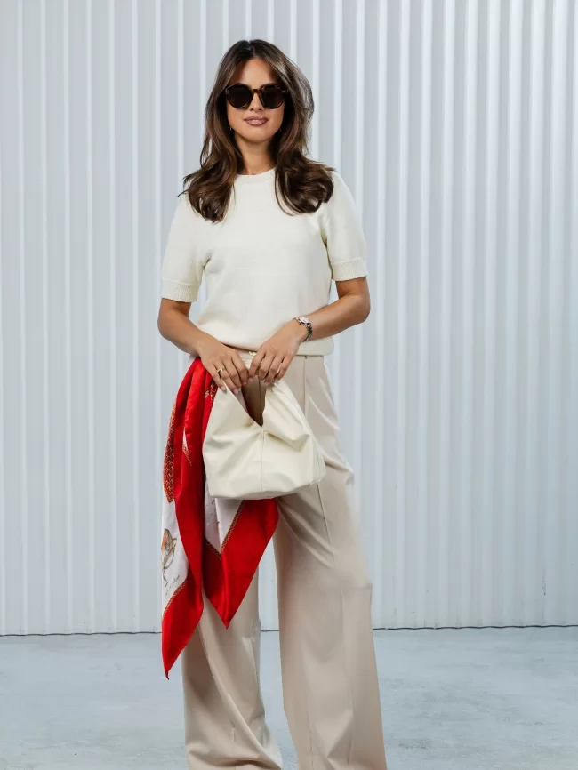 Джемпер женский (цвет: молочный) фото 6