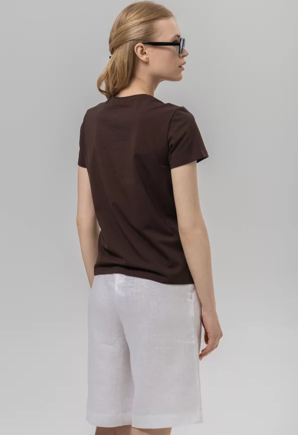 Джемпер женский (цвет: темно-шоколадный) фото 2