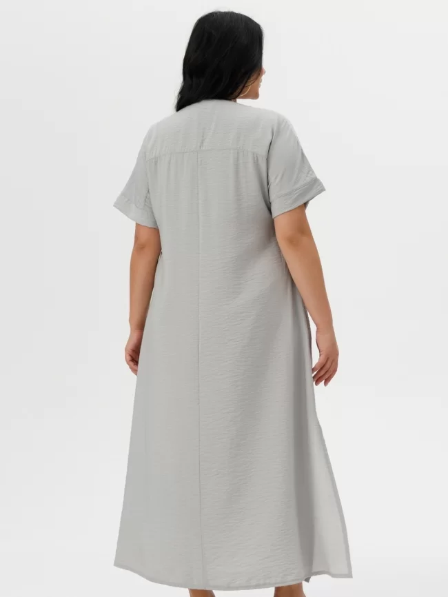 Платье женское (цвет: жемчужный серый) фото 2