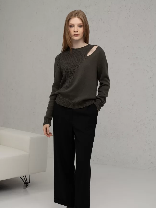 Брюки женские (цвет: черный) фото 5