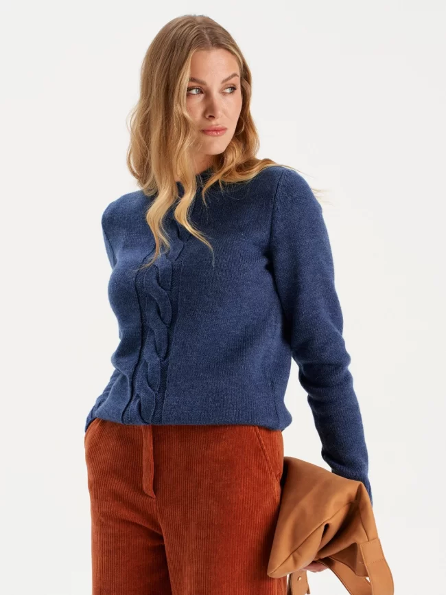 Джемпер женский (цвет: индиго) фото 8