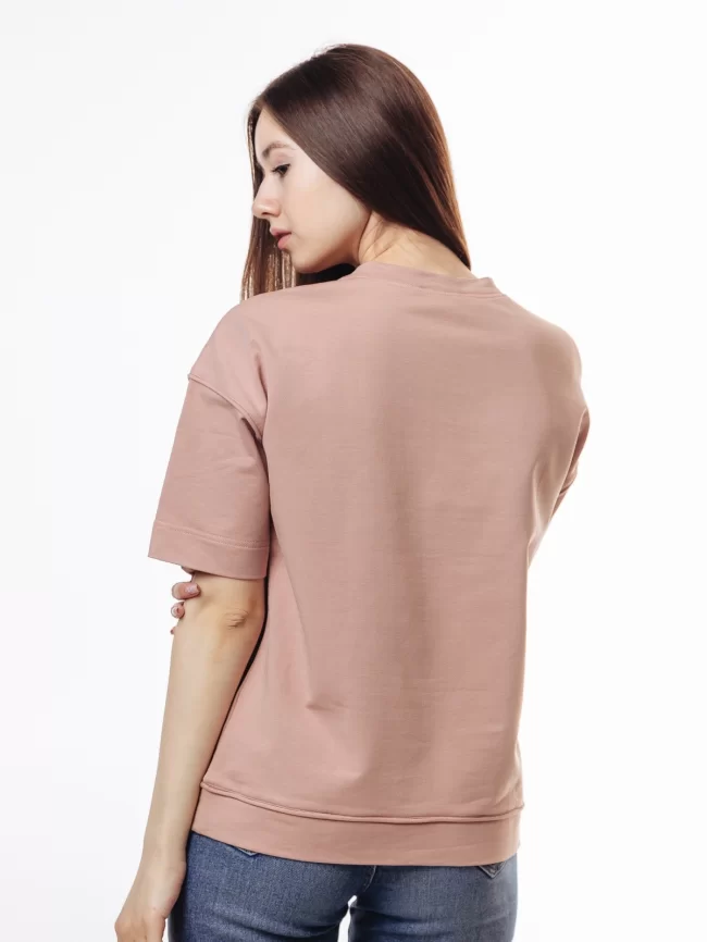 Джемпер женский (цвет: пудровый) фото 6