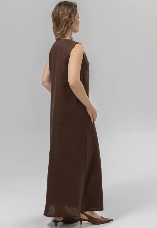 Платье женское (цвет: шоколадный) фото 2