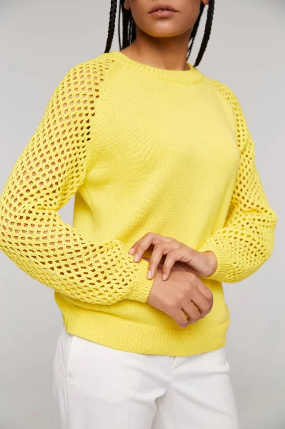 Джемпер женский (цвет: желтый) фото 8