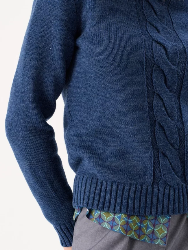 Джемпер женский (цвет: индиго) фото 3