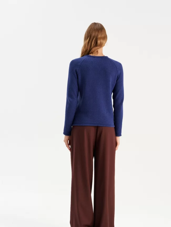 Джемпер женский (цвет: индиго) фото 6