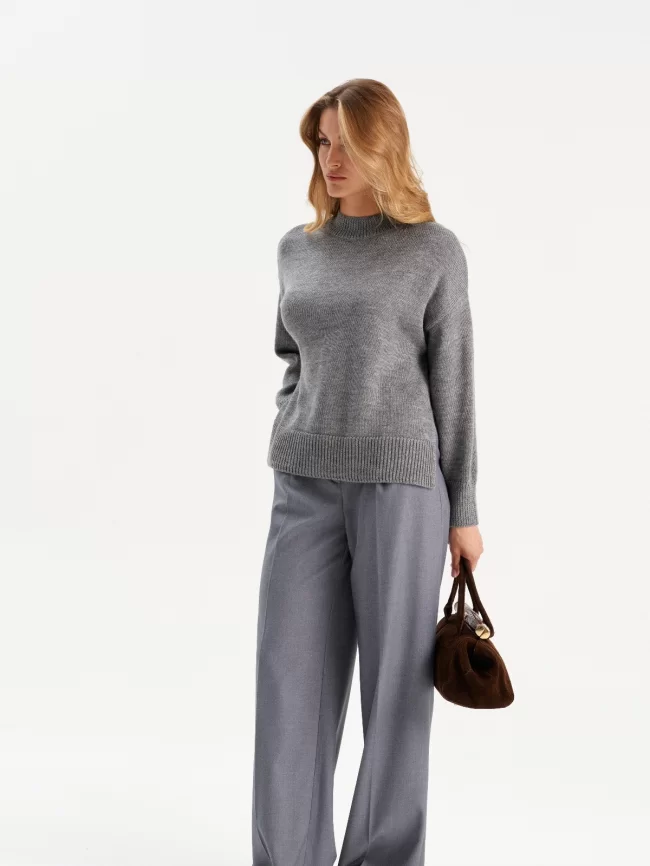 Джемпер женский (цвет: серый) фото 8