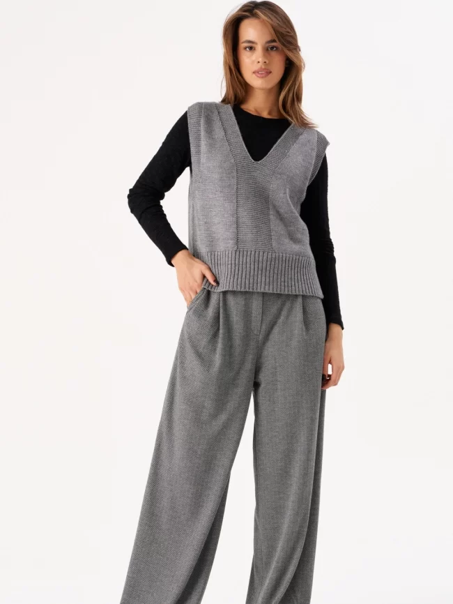 Жилет женский (цвет: серый) фото 6