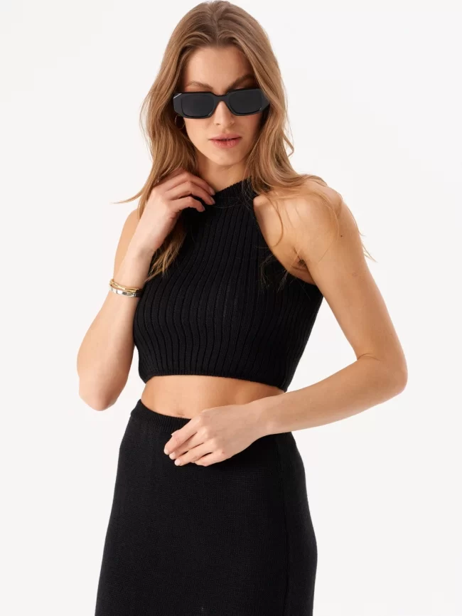 Жилет женский (цвет: черный) фото 5